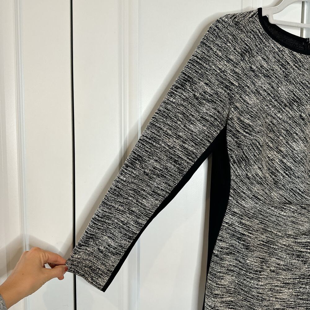 LAUREN RALPH LAUREN Two-Toned Sheath Career Long Sleeve Dress | 10 Petite - Picture 4 of 9